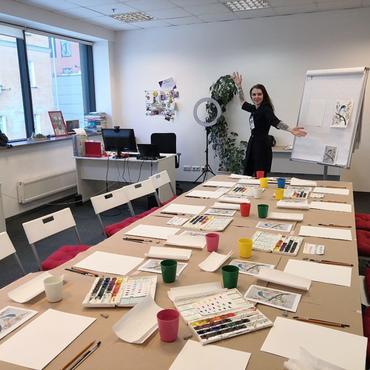 Ученики. Живопись Сони Корсаковой