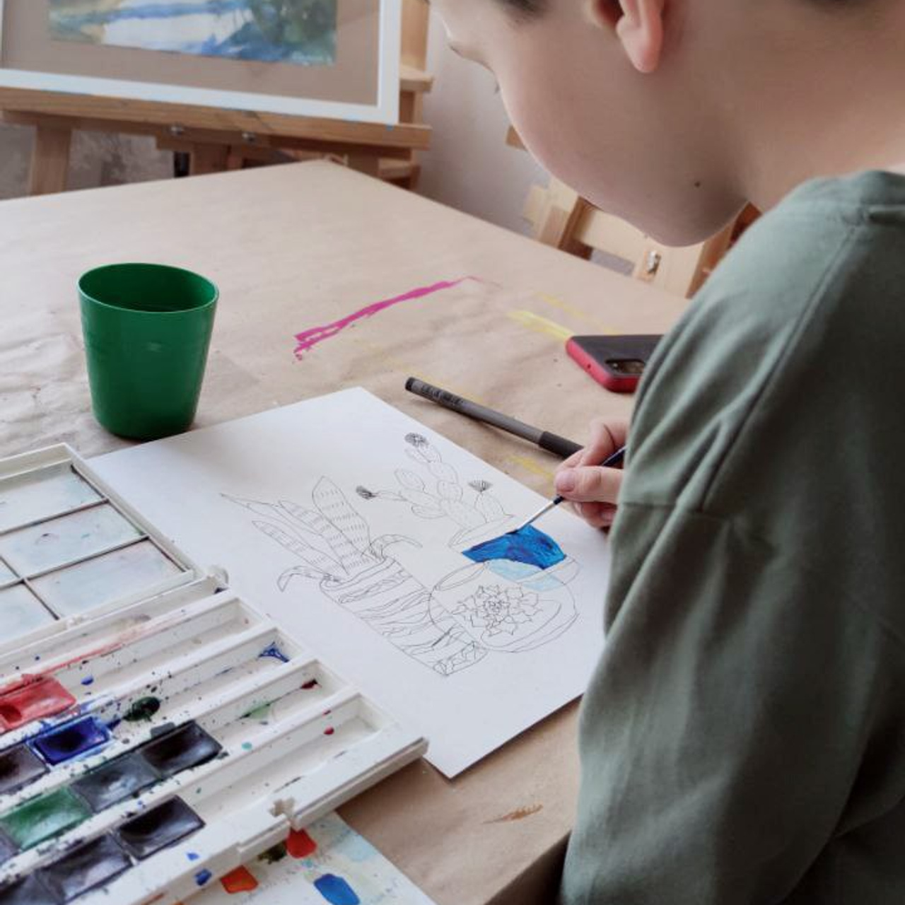 Ученики. Живопись Сони Корсаковой