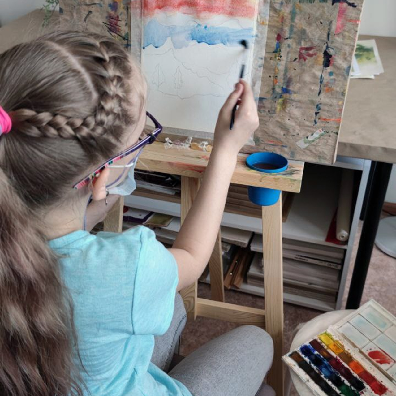 Ученики. Живопись Сони Корсаковой