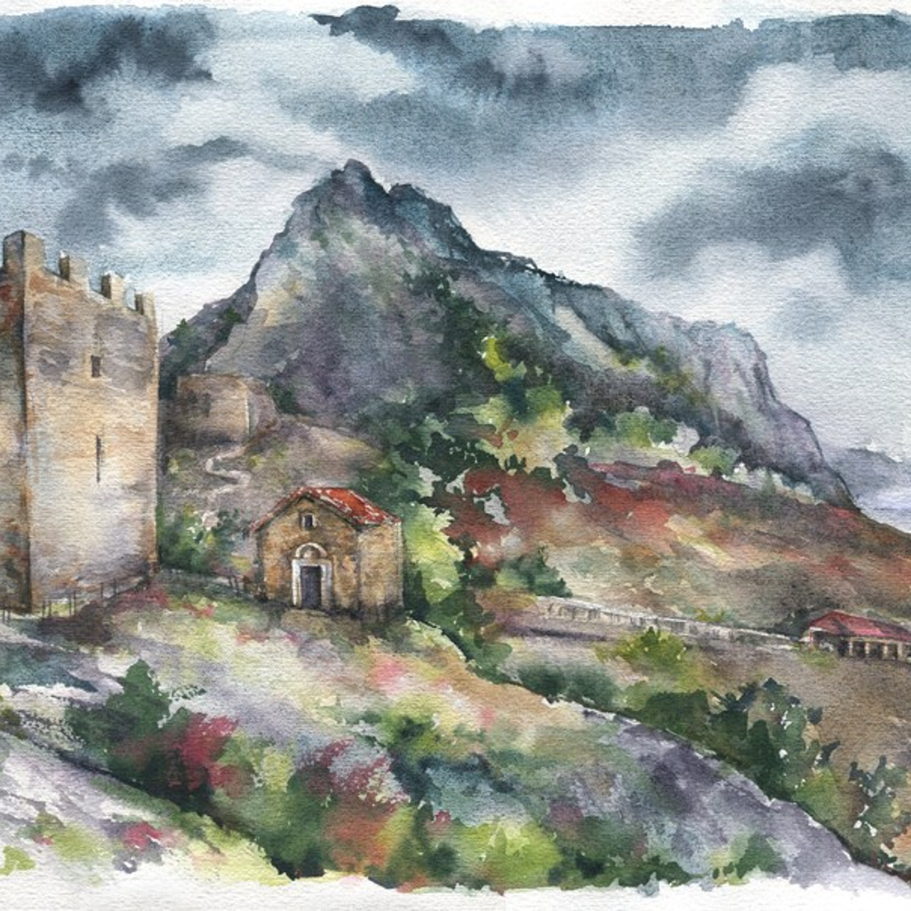 Акварель Сони Корсаковой. Живопись Сони Корсаковой