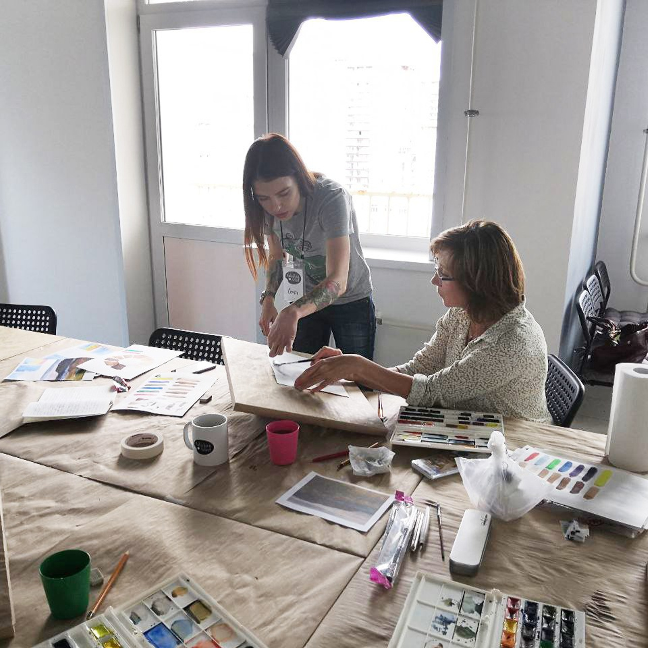 Ученики. Живопись Сони Корсаковой