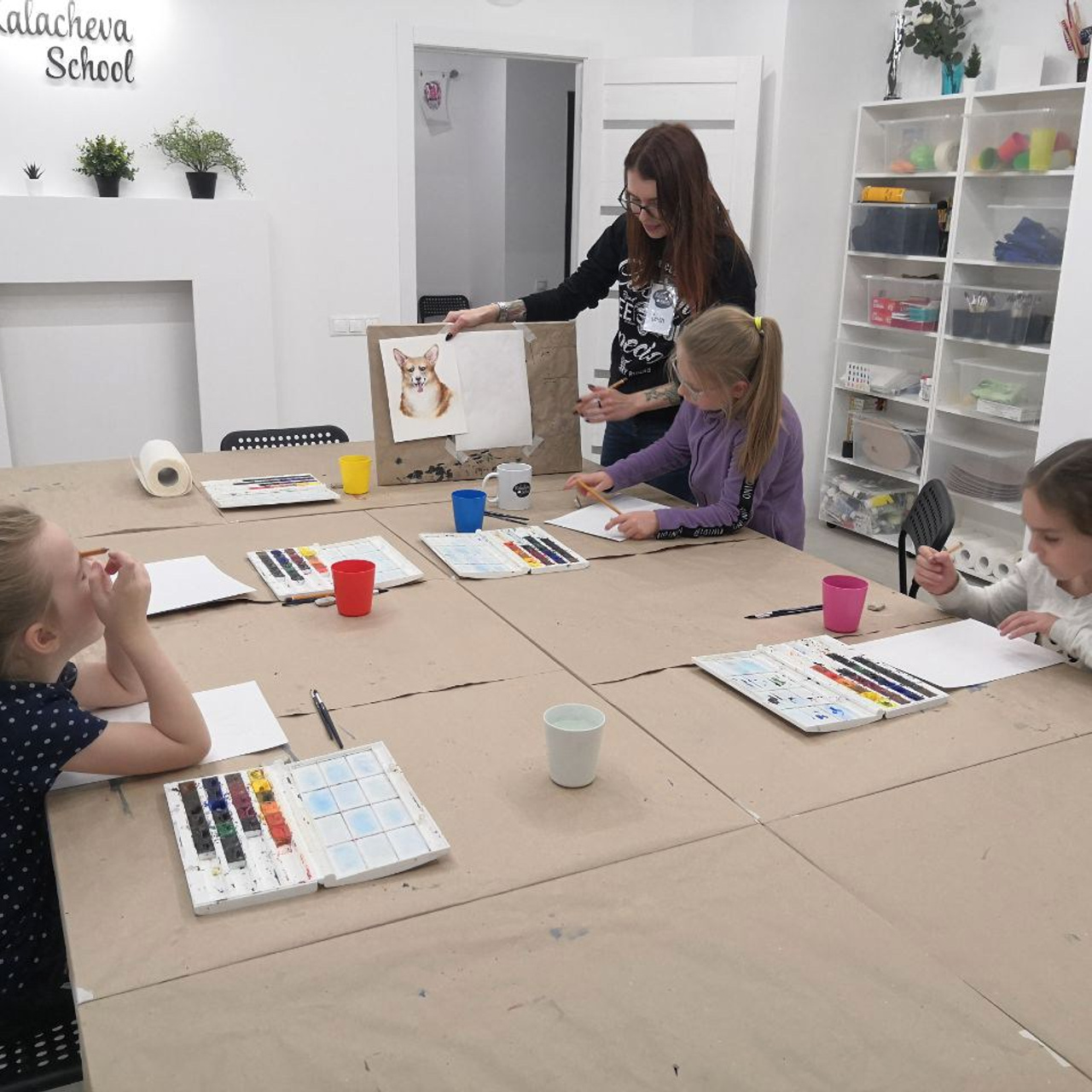 Ученики. Живопись Сони Корсаковой