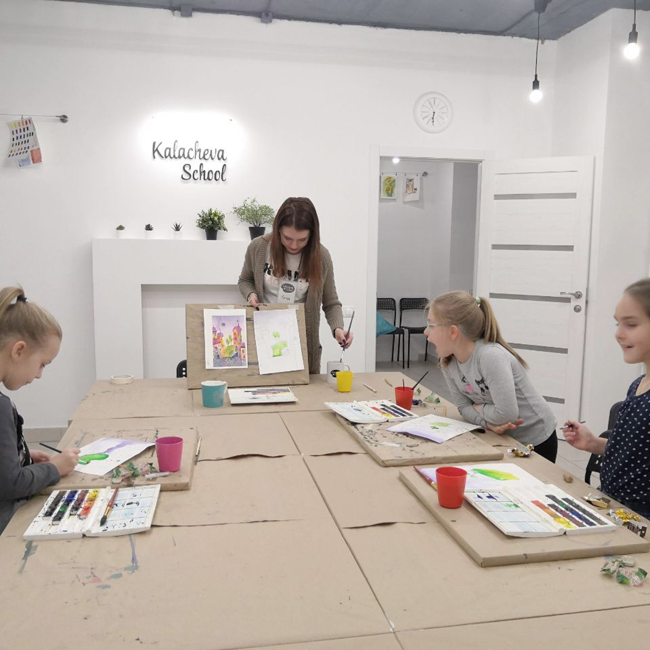 Ученики. Живопись Сони Корсаковой