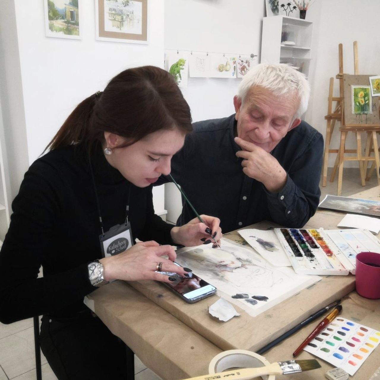 Ученики. Живопись Сони Корсаковой