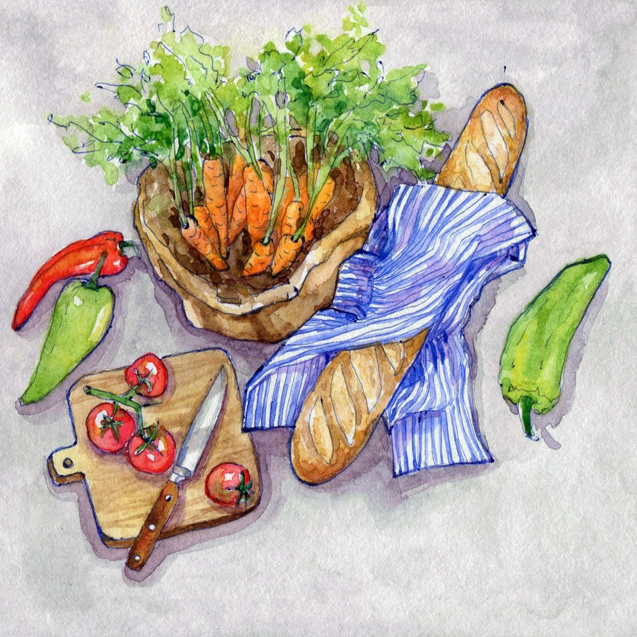 Акварель Сони Корсаковой. Живопись Сони Корсаковой