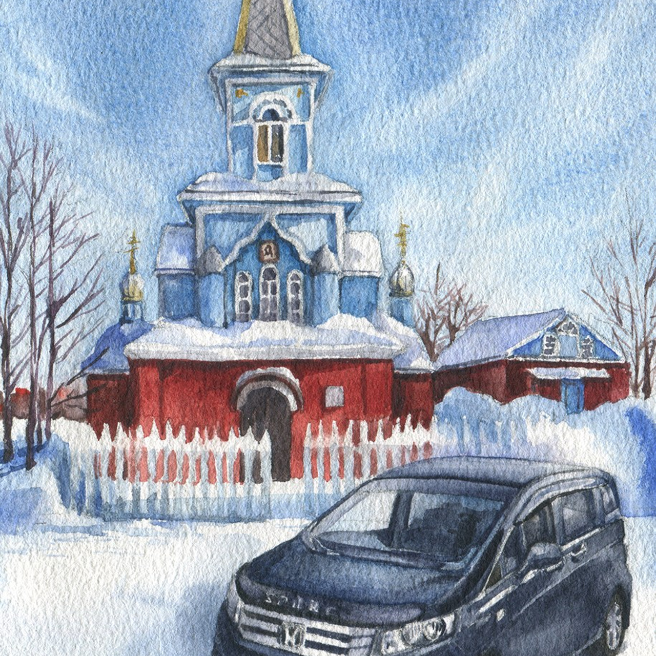 Акварель Сони Корсаковой. Живопись Сони Корсаковой