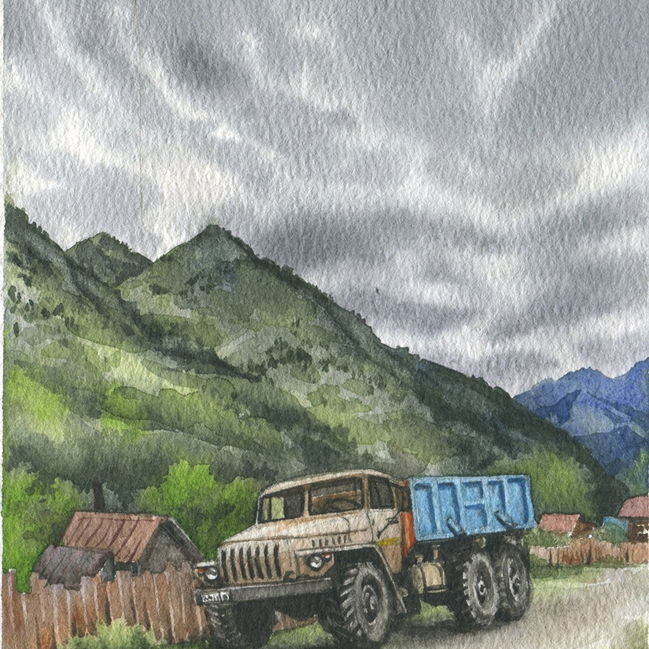 Акварель Сони Корсаковой. Живопись Сони Корсаковой