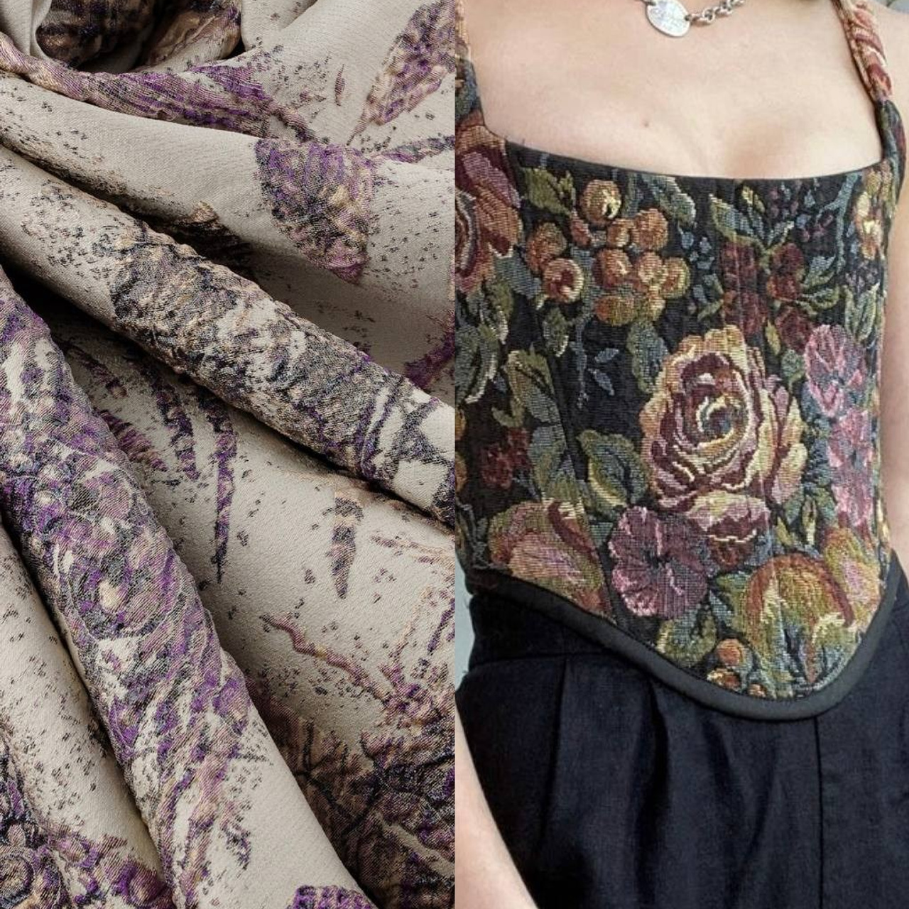 ЖАККАРД - МТА341 - ШИРИНА 1,40 - БЕЖ/ФИОЛ - 2,30