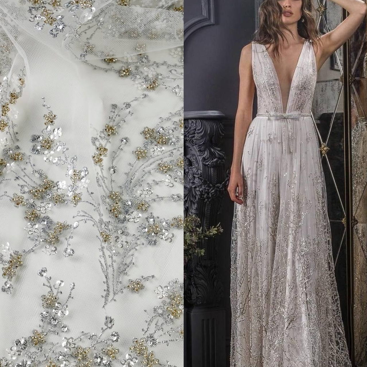 LIHI HOD - TCRI236 - ШИРИНА 1,40 - СЕРЕБРО - 2,8