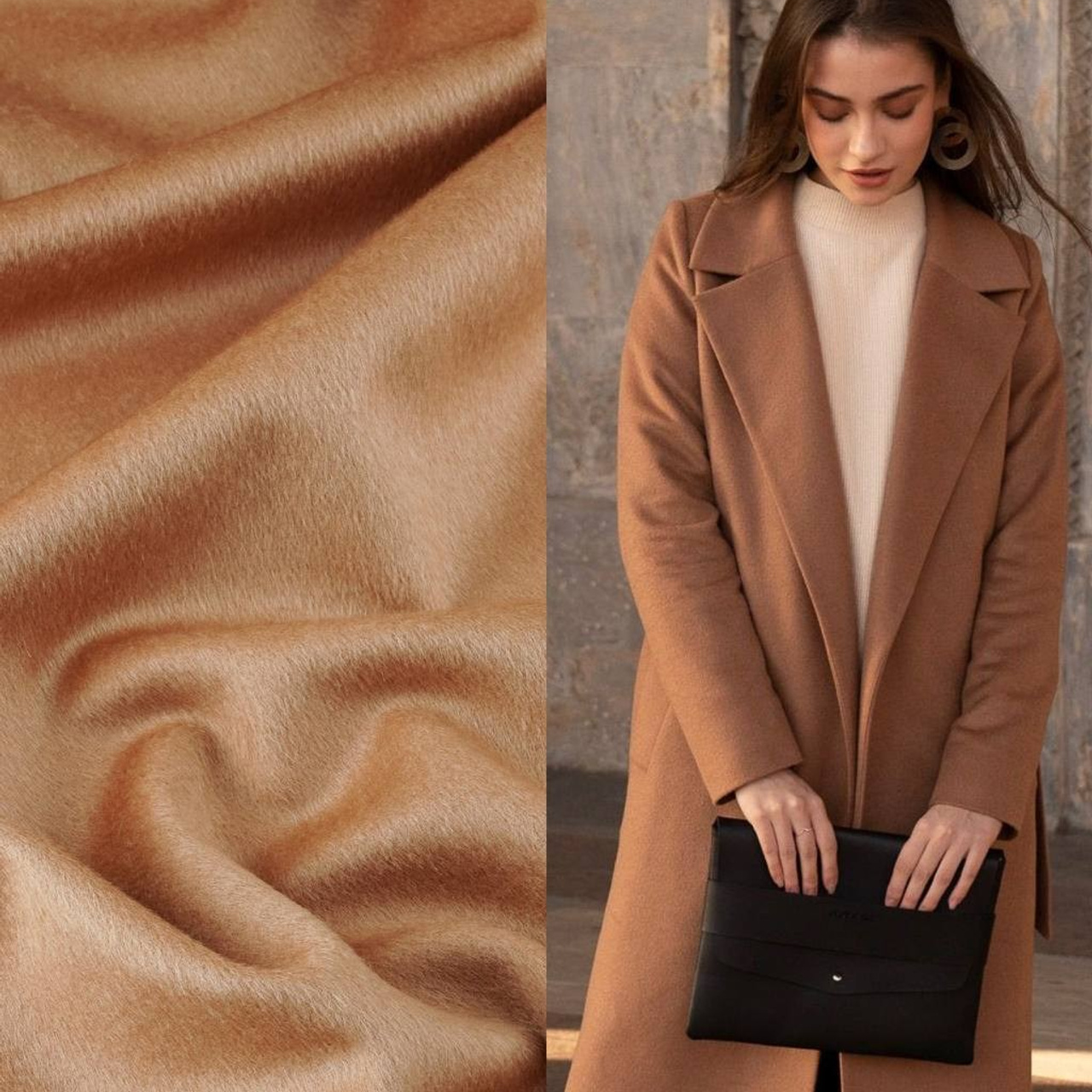 КАШЕМИР - Т34 - ШИРИНА 1,50 - CAMEL - 1,80 + В