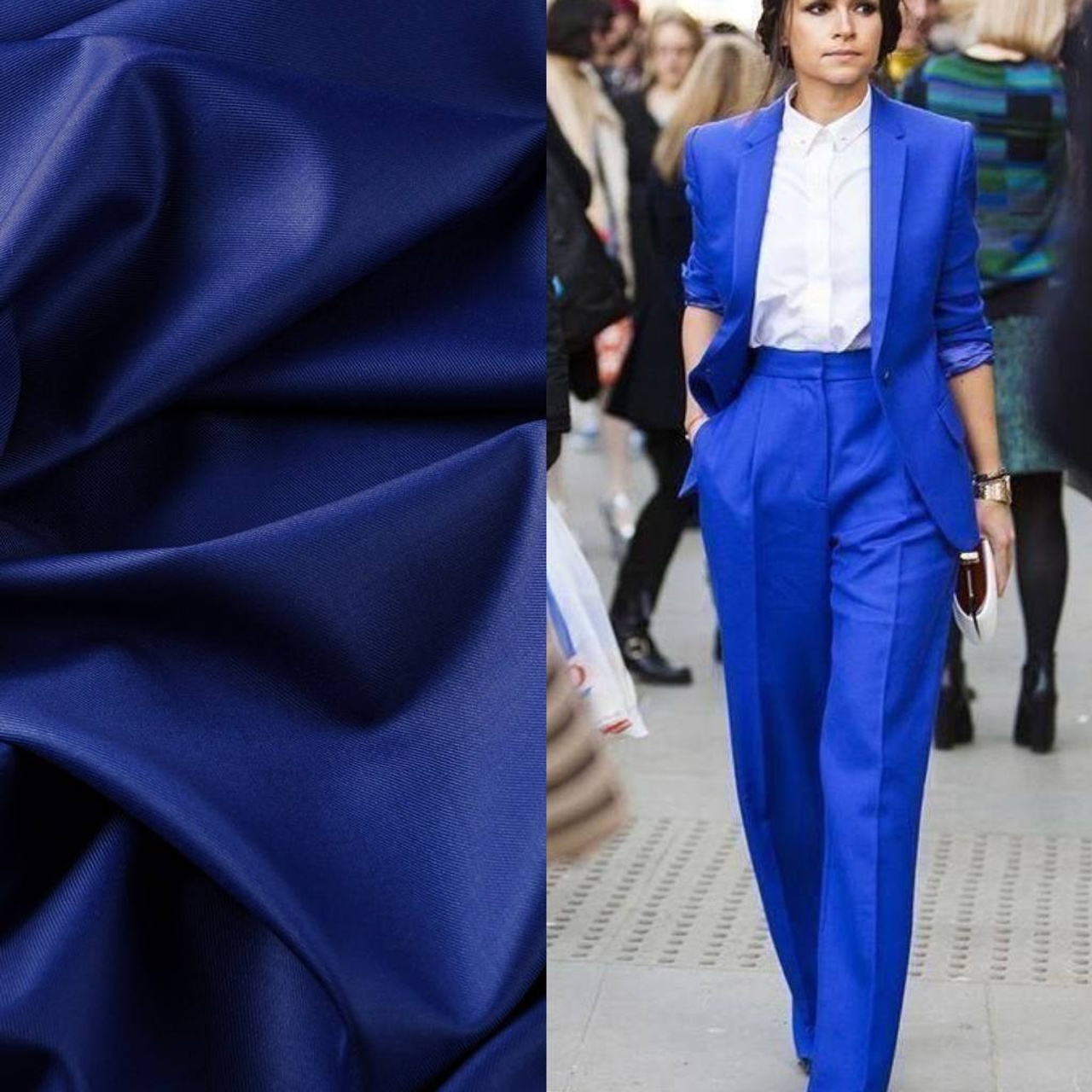 КОСТЮМНАЯ - TOP81 - ШИРИНА 1,50 - СИНИЙ - 3,30