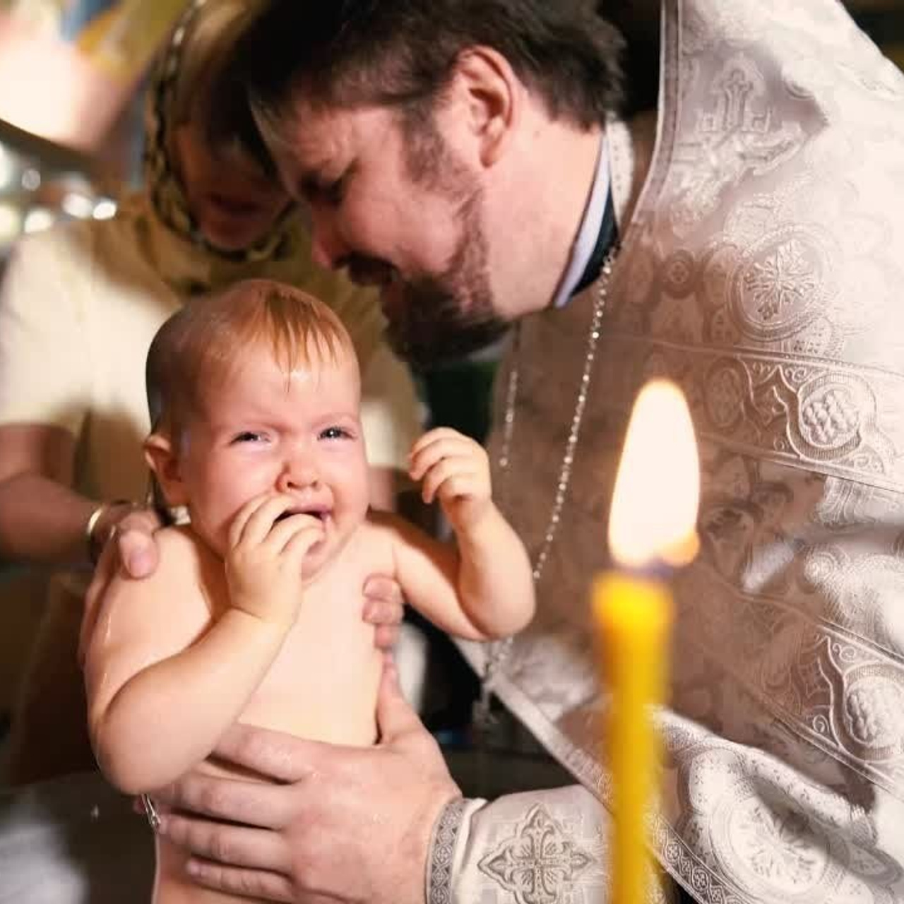 Крещение в храме Петра и Павла.Нижний Новгород