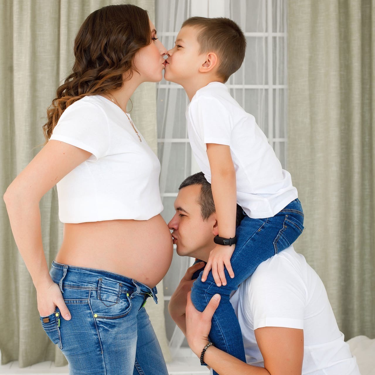 Семейная студийная фотосессия. Дима Никитин свадебный и семейный фотограф в Ижевске и Удмуртии с 2007 года