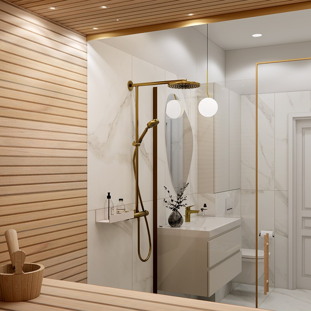 Design of a country house in Stockholm. Interior designer Stockholm