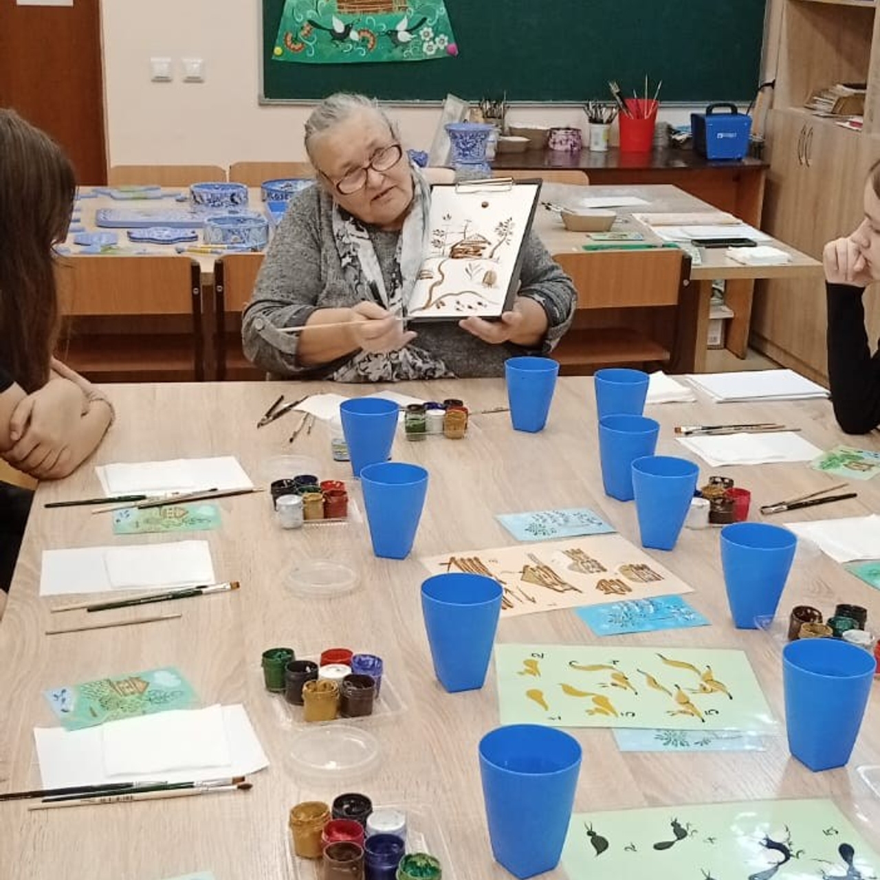 Дом детского творчества им. В. Дубинина. Сувениры и подарки с Ордынской росписью | Новосибирск