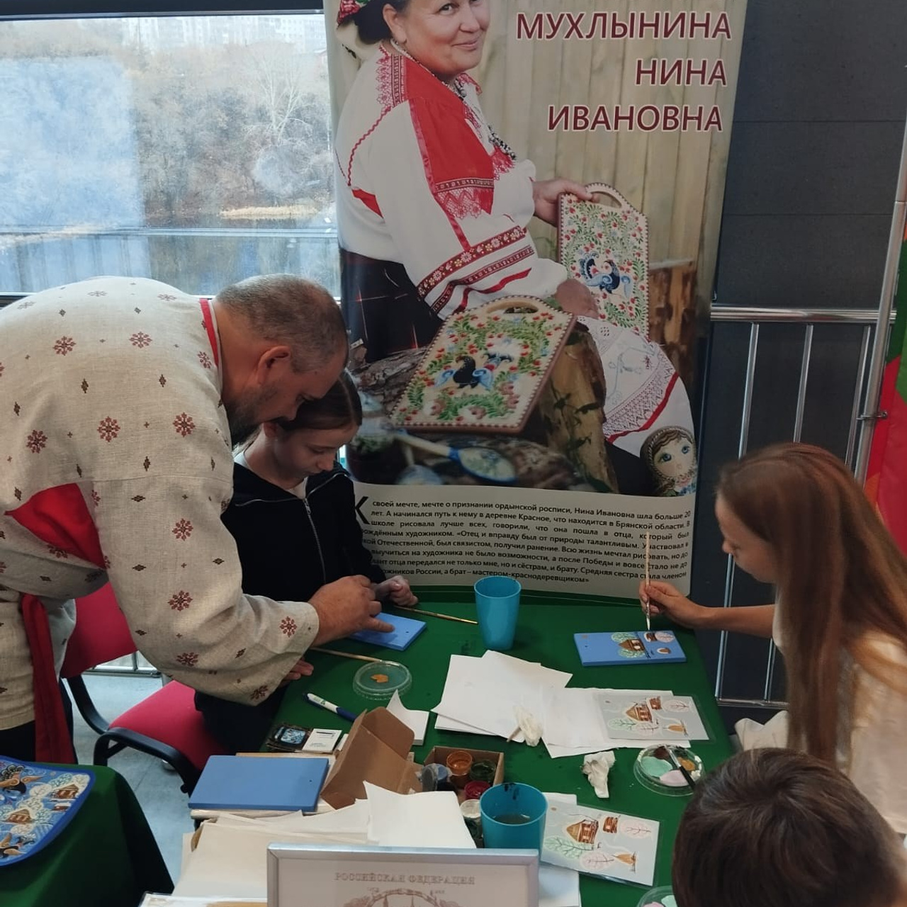 Мастер-класс для СОШ № 3. Сувениры и подарки с Ордынской росписью | Новосибирск