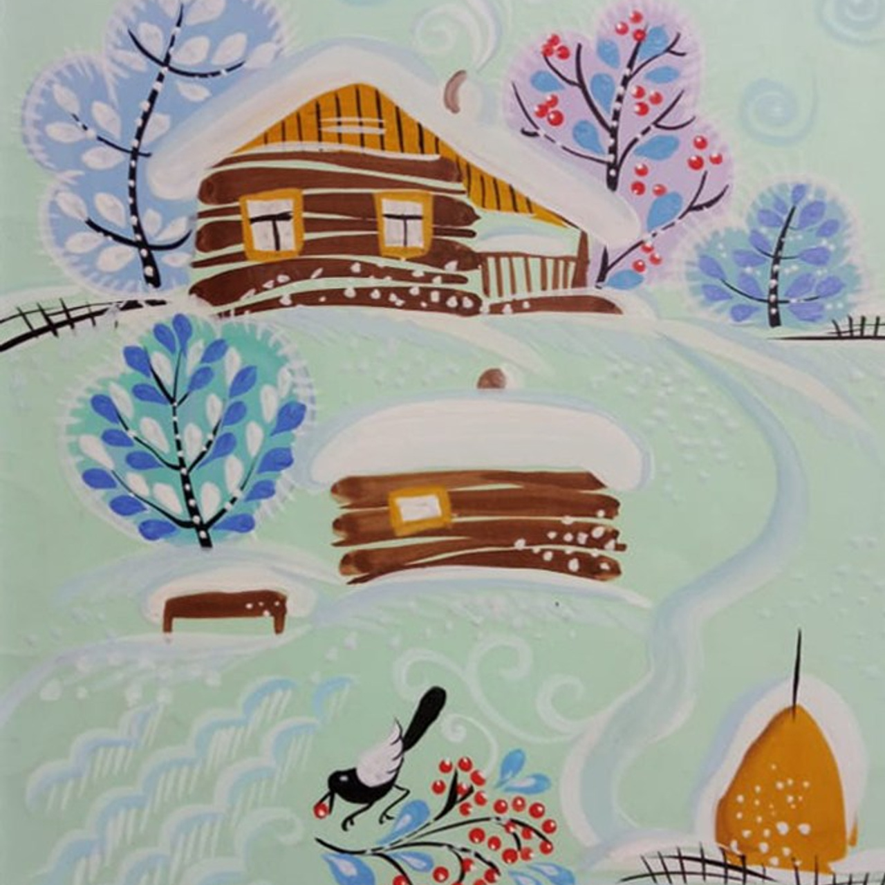 Эскизы. Сувениры и подарки с Ордынской росписью | Новосибирск