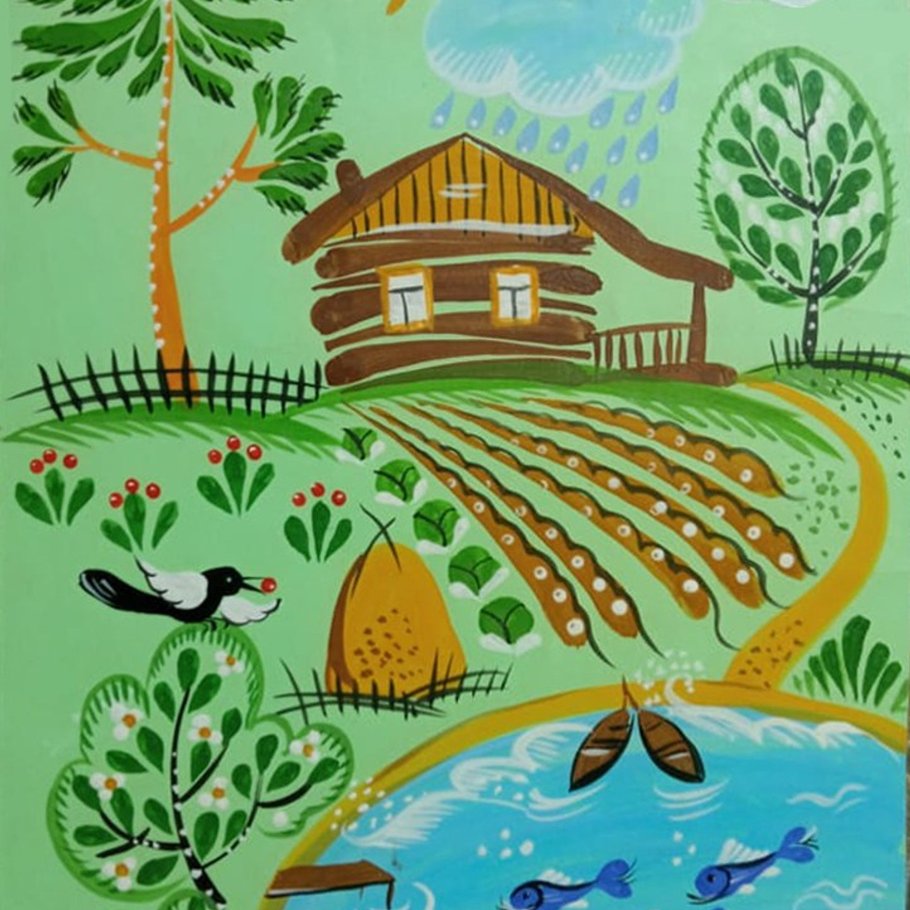 Эскизы. Сувениры и подарки с Ордынской росписью | Новосибирск