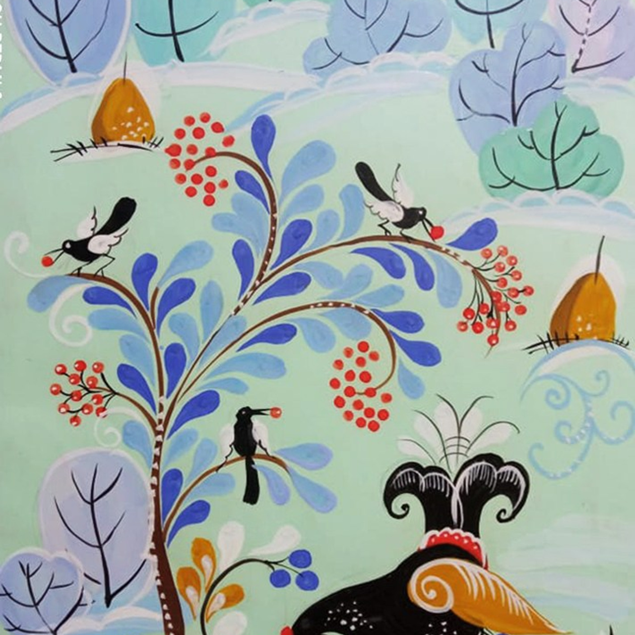 Эскизы. Сувениры и подарки с Ордынской росписью | Новосибирск