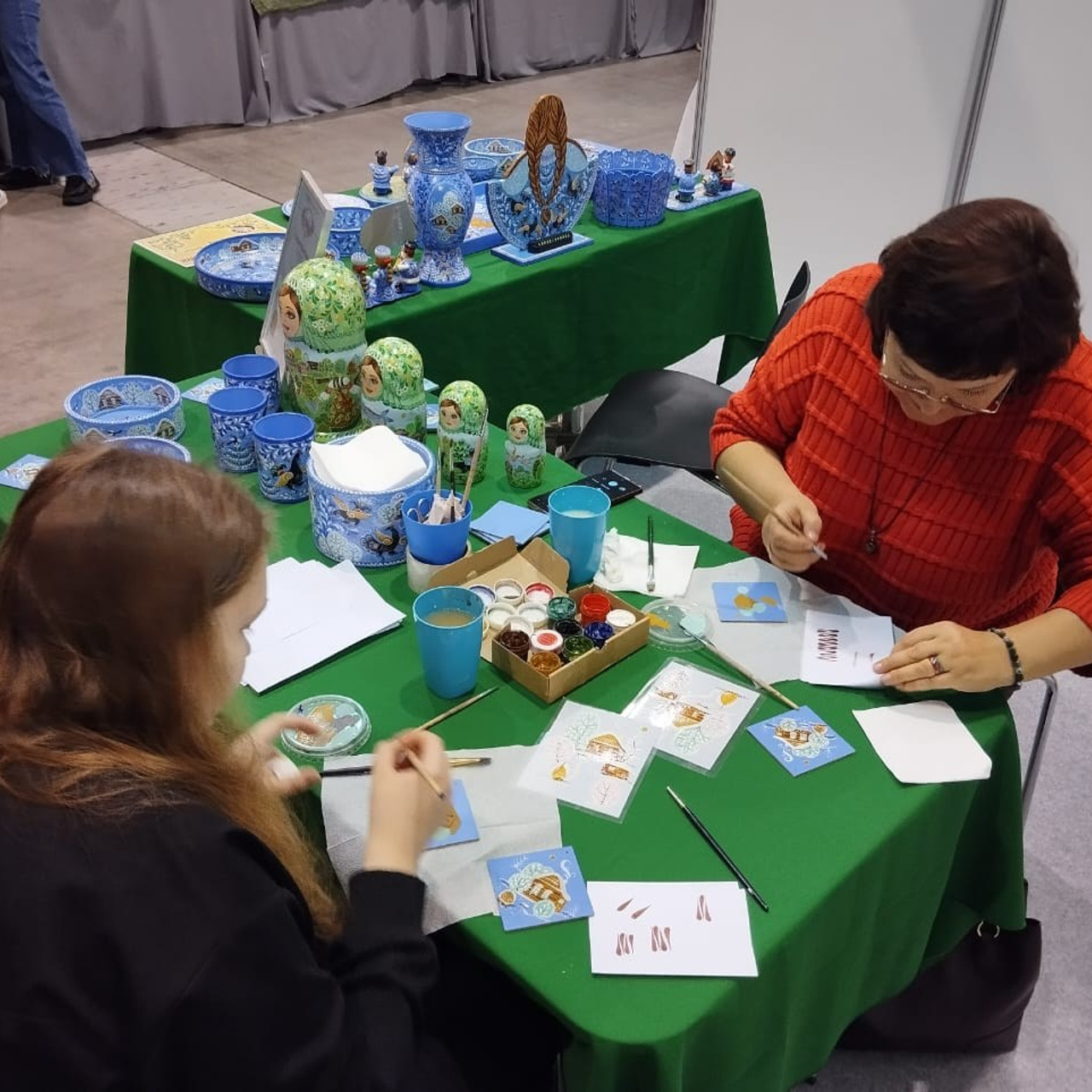 Мастер-класс для СОШ № 3. Сувениры и подарки с Ордынской росписью | Новосибирск