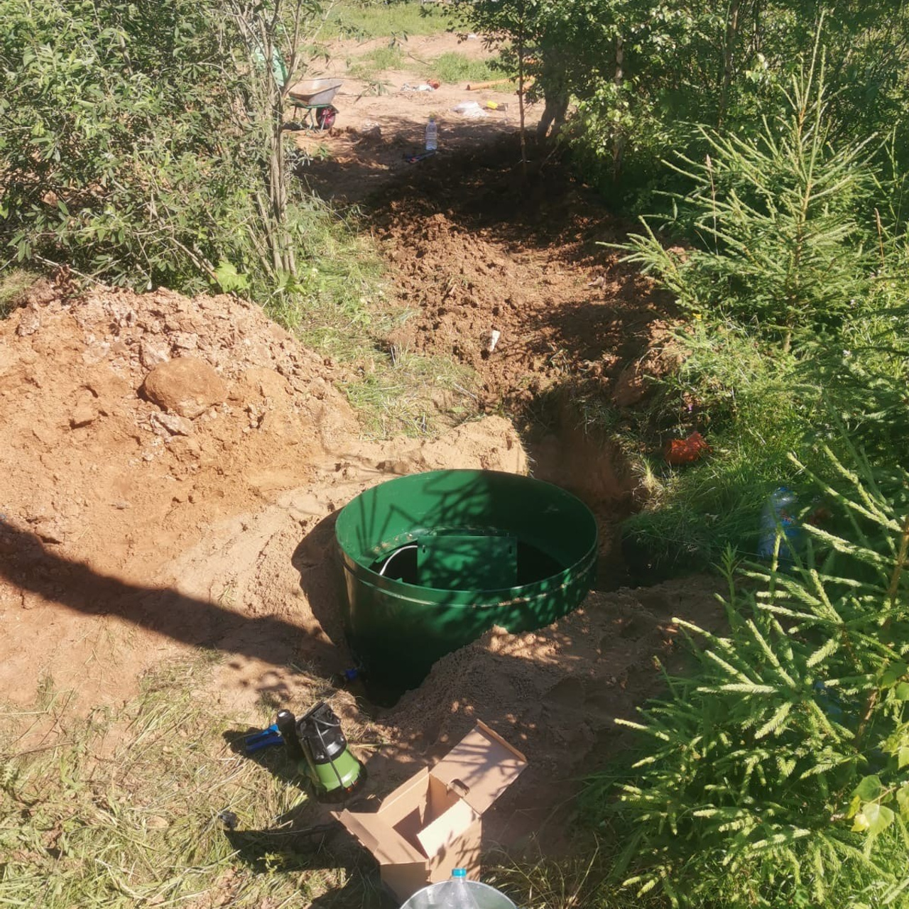 Септик и канализация для частного дома и дачи в Мытищах — заказать услугу