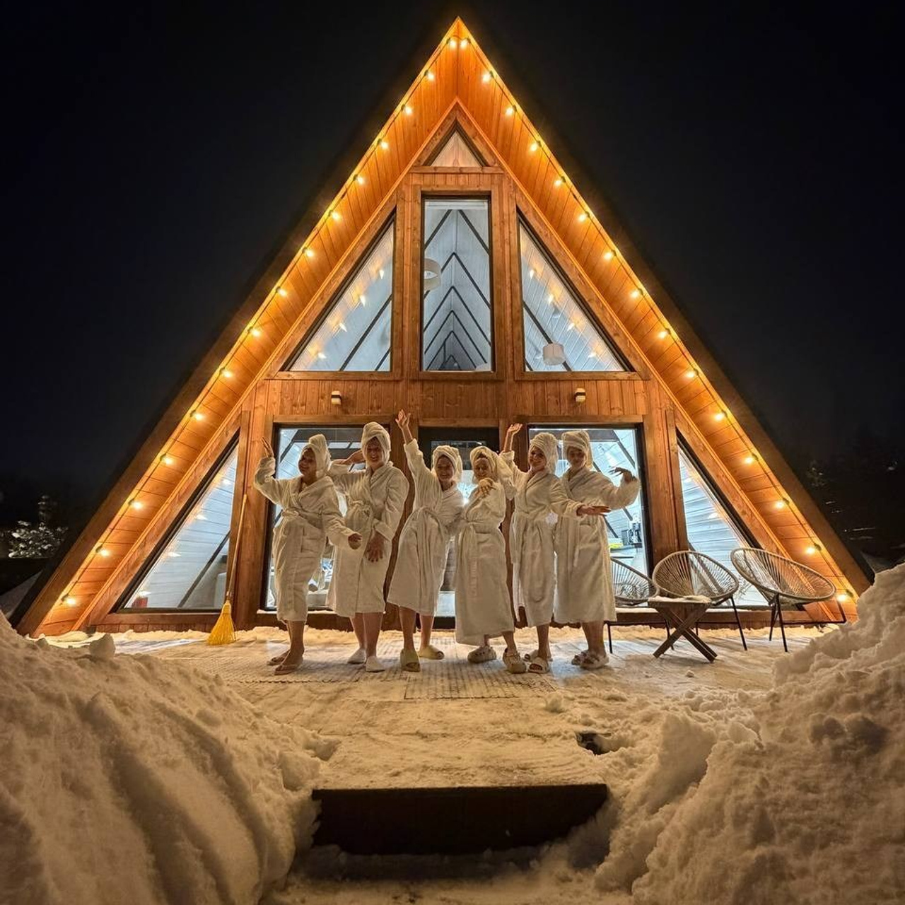 Дом с чаном и баней в подмосковье — снять, забронировать