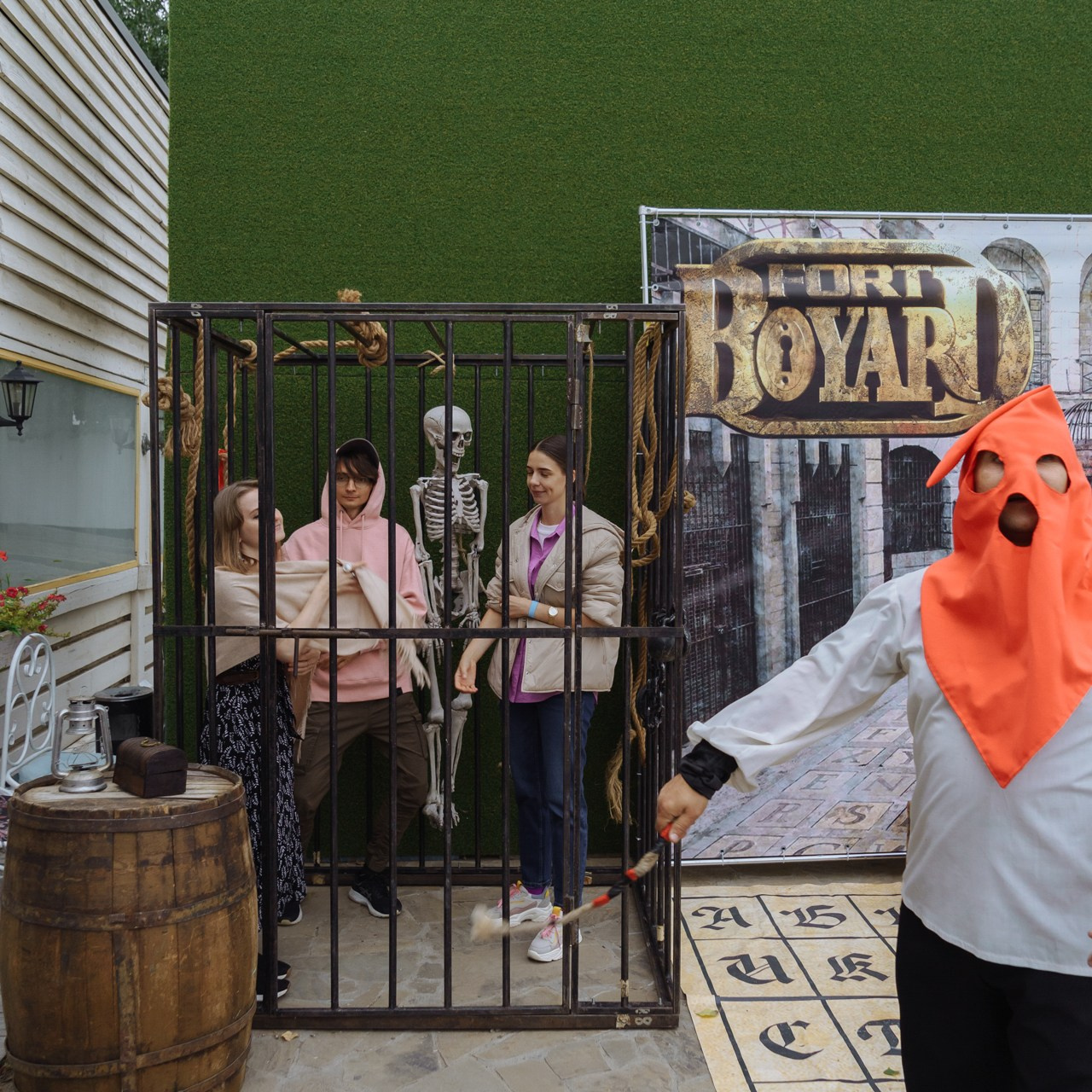 Тимбилдинг для компании Гранни в стиле Форт Бойард