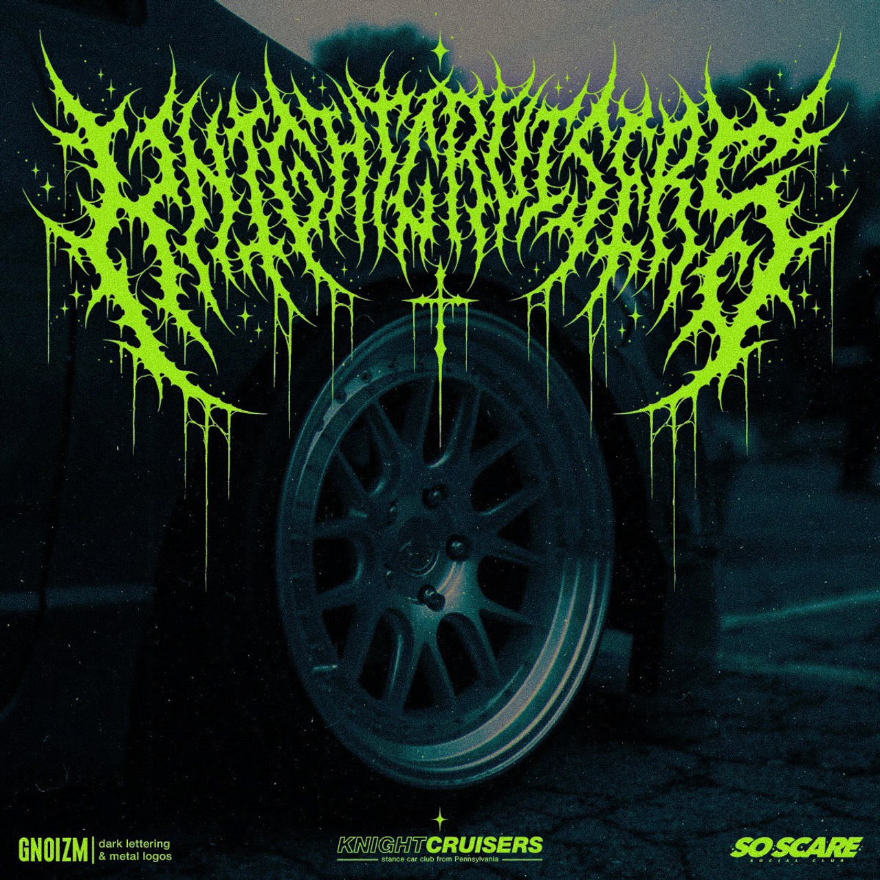 Knightcruisers. GNOIZM | Metal Logos & Dark Lettering
