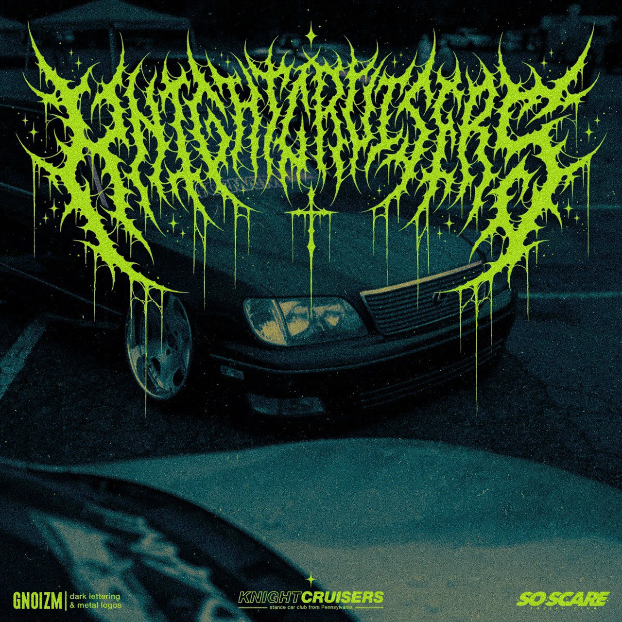 Knightcruisers. GNOIZM | Metal Logos & Dark Lettering