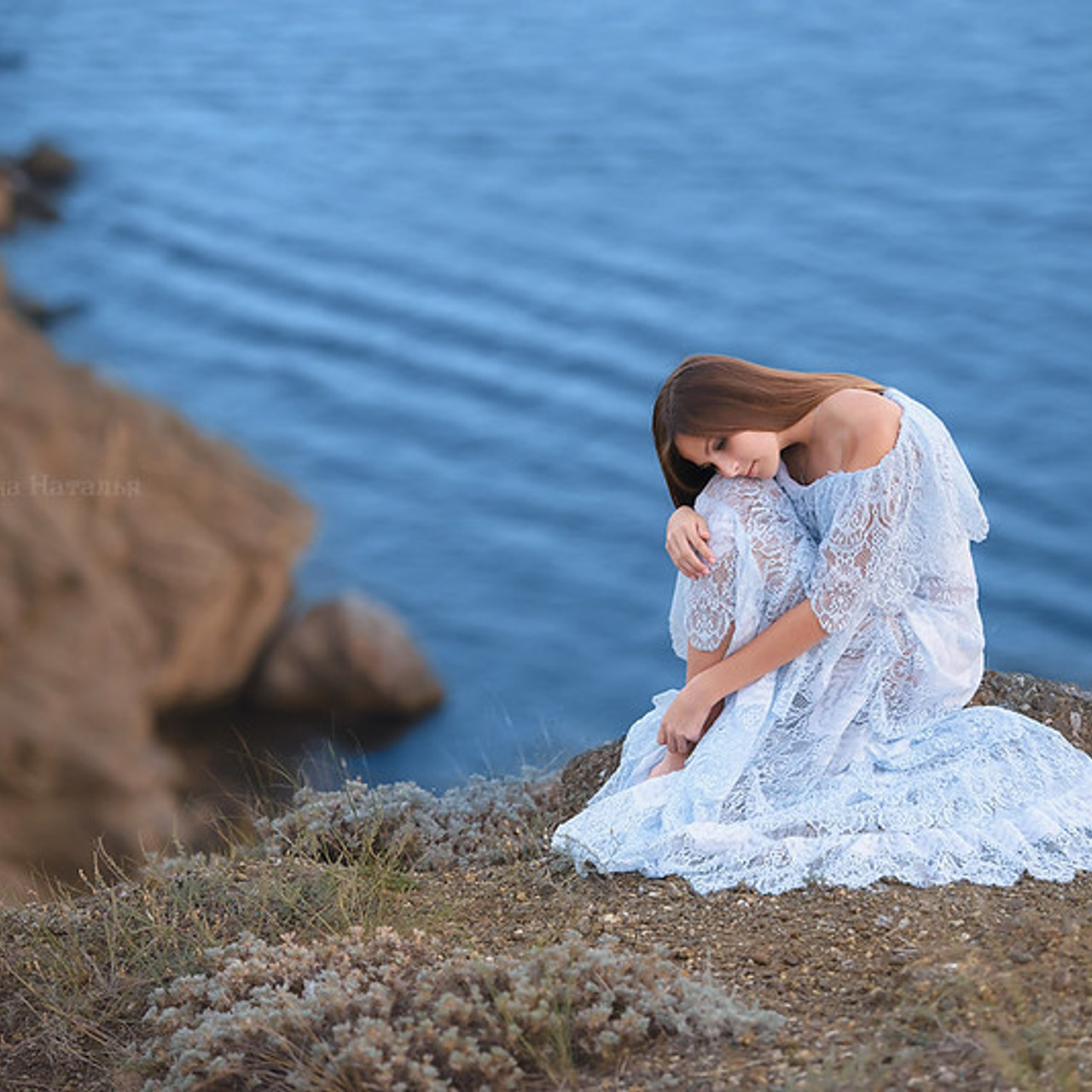 Фотосессия на берегу моря