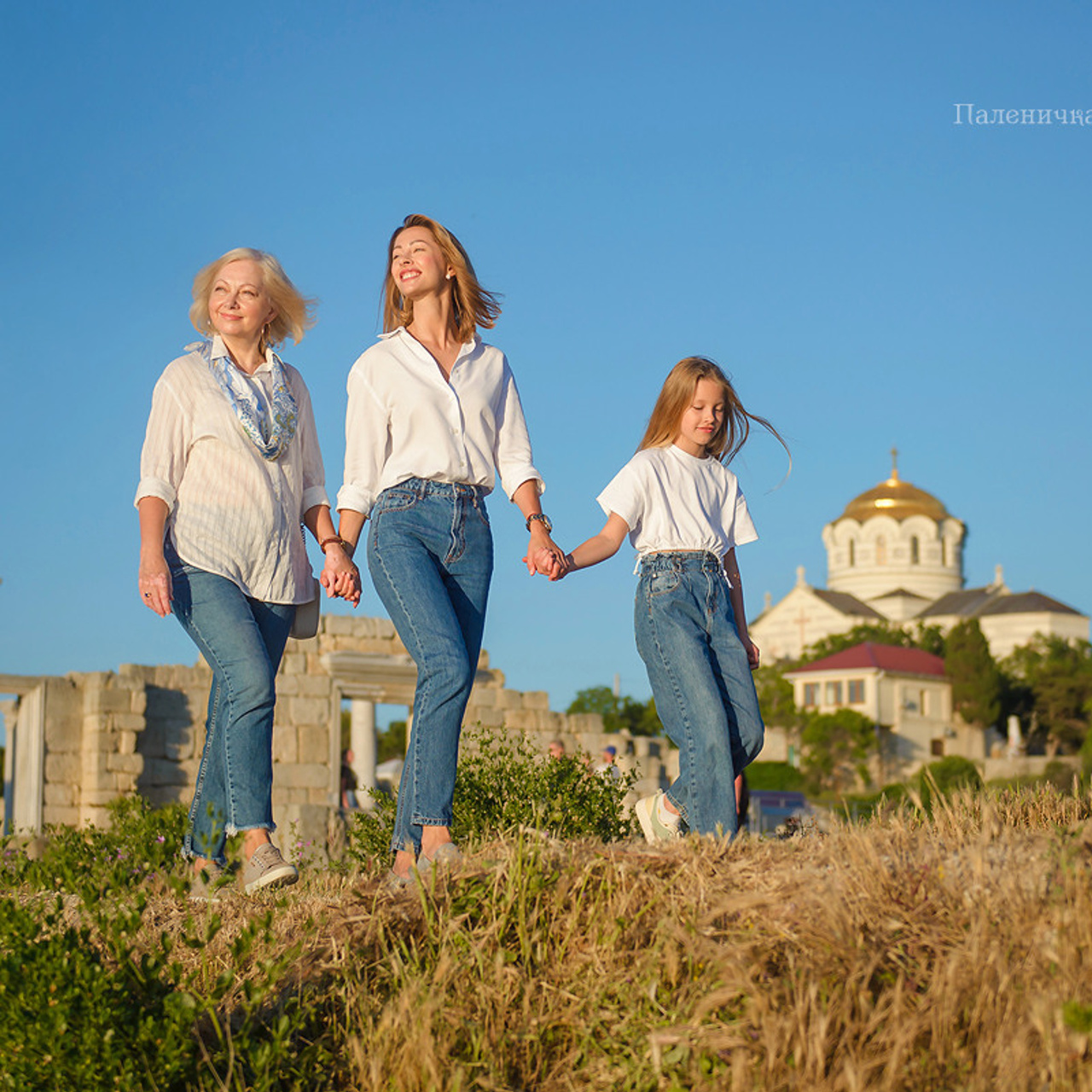 Фотограф на Херсонесе в Севастополе