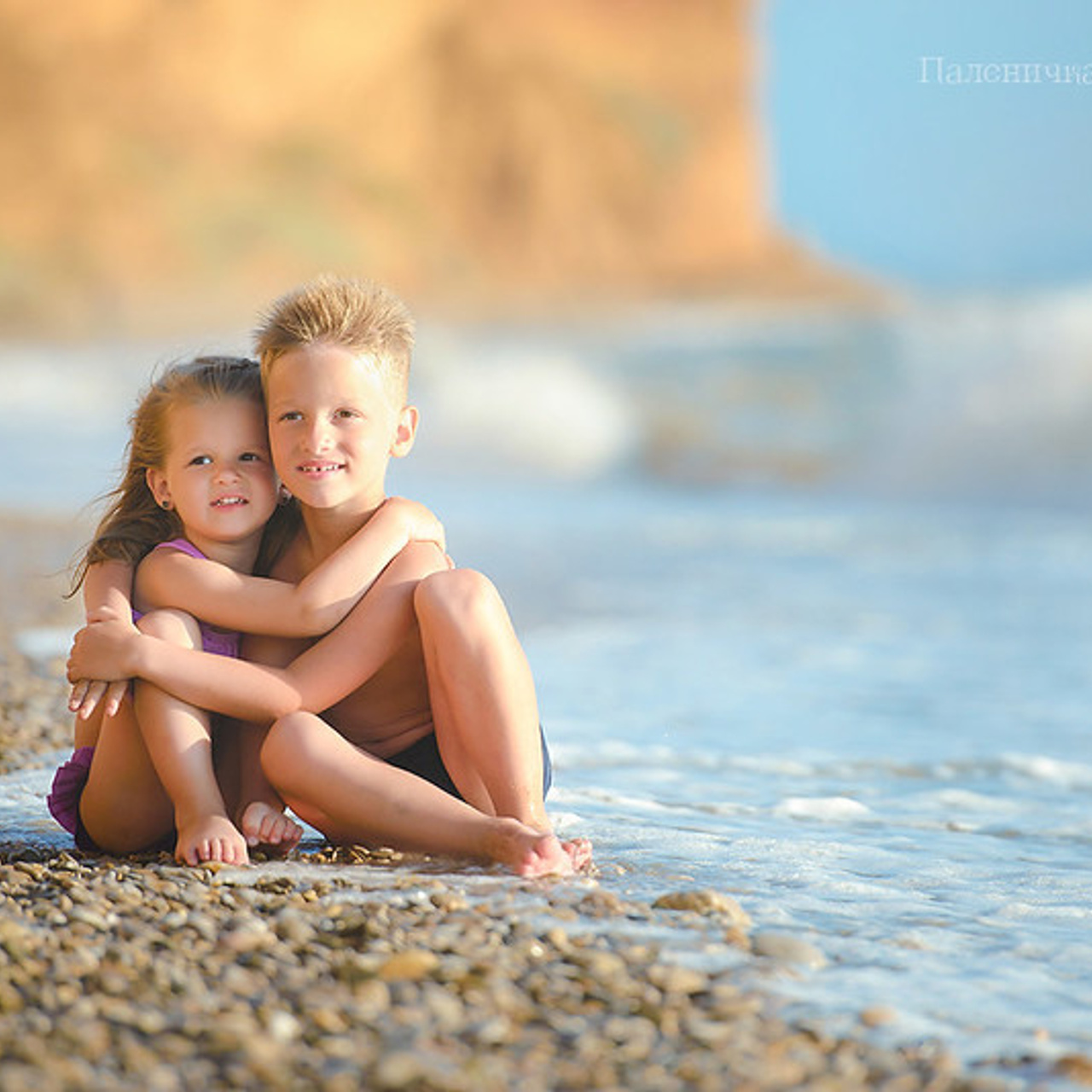 детская фотосессия на пляже