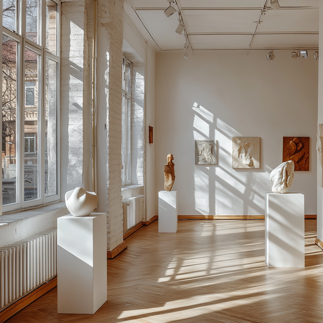 Музей современного искусства при помощи ИИ. Дизайн интерьера в Петербурге Ворфаламеева Яна