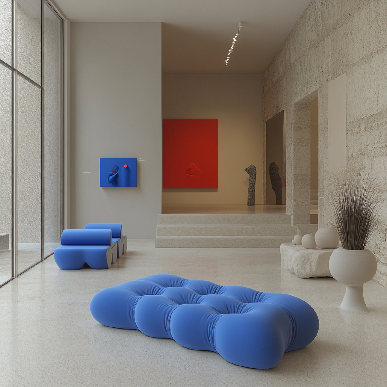 Музей современного искусства при помощи ИИ. Дизайн интерьера в Петербурге Ворфаламеева Яна