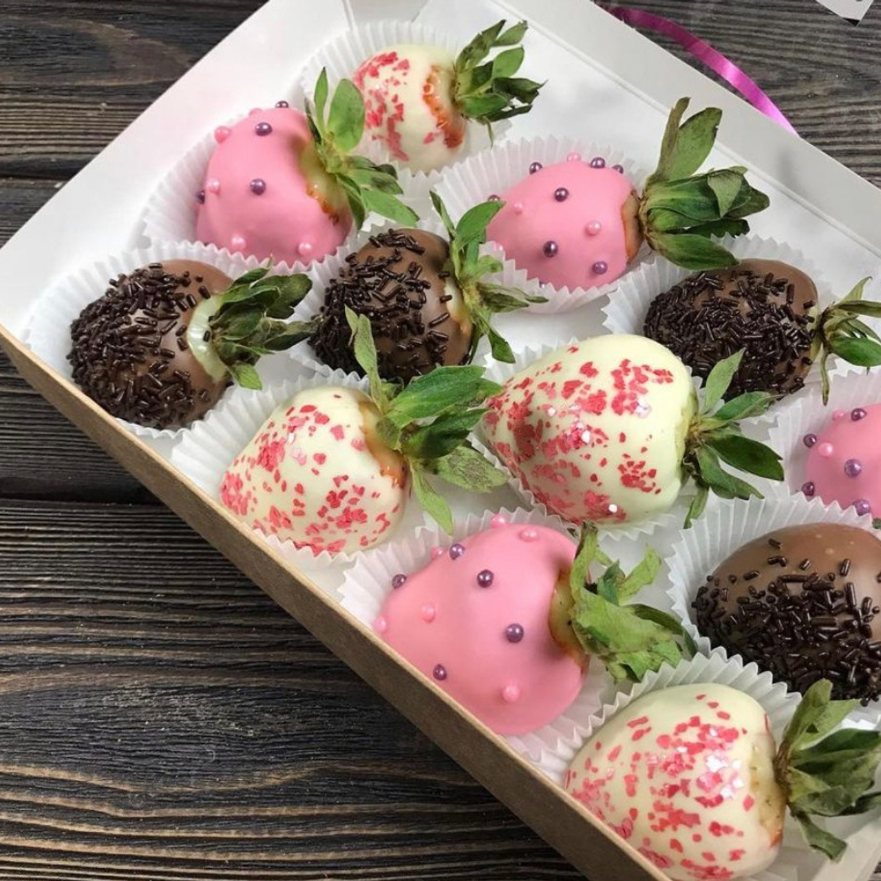 Набор Клубника в шоколаде "Вкус радости". Клубника в шоколаде в Сургуте