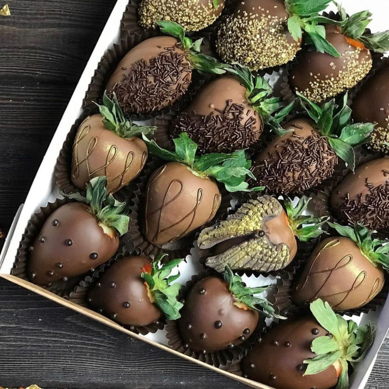 Набор Клубника в шоколаде "Лунная мелодия". Клубника в шоколаде в Сургуте