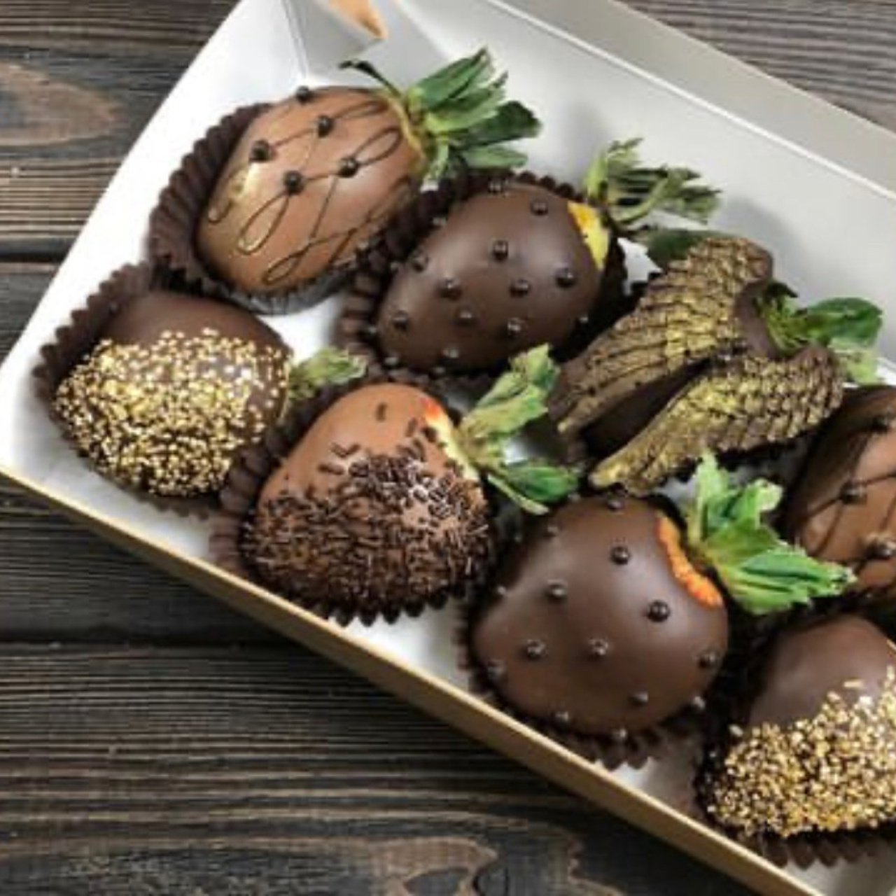 Набор Клубника в шоколаде "Магия чувств". Клубника в шоколаде в Сургуте