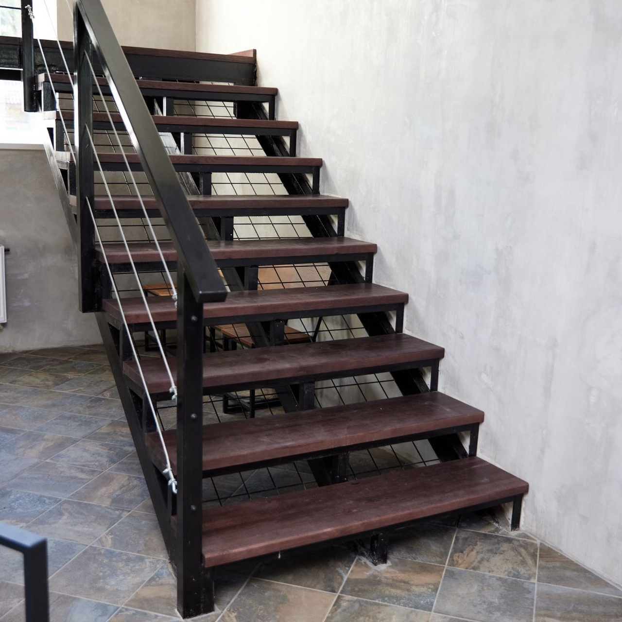 Лестница в стиле лофт