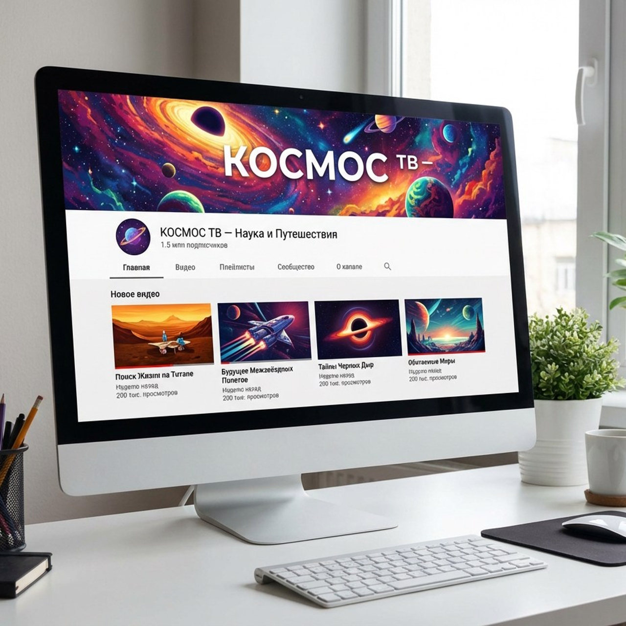 7.19 Оформление YouTube-канала и стрим-платформ. Фото + нейро — студия «POP-UP»