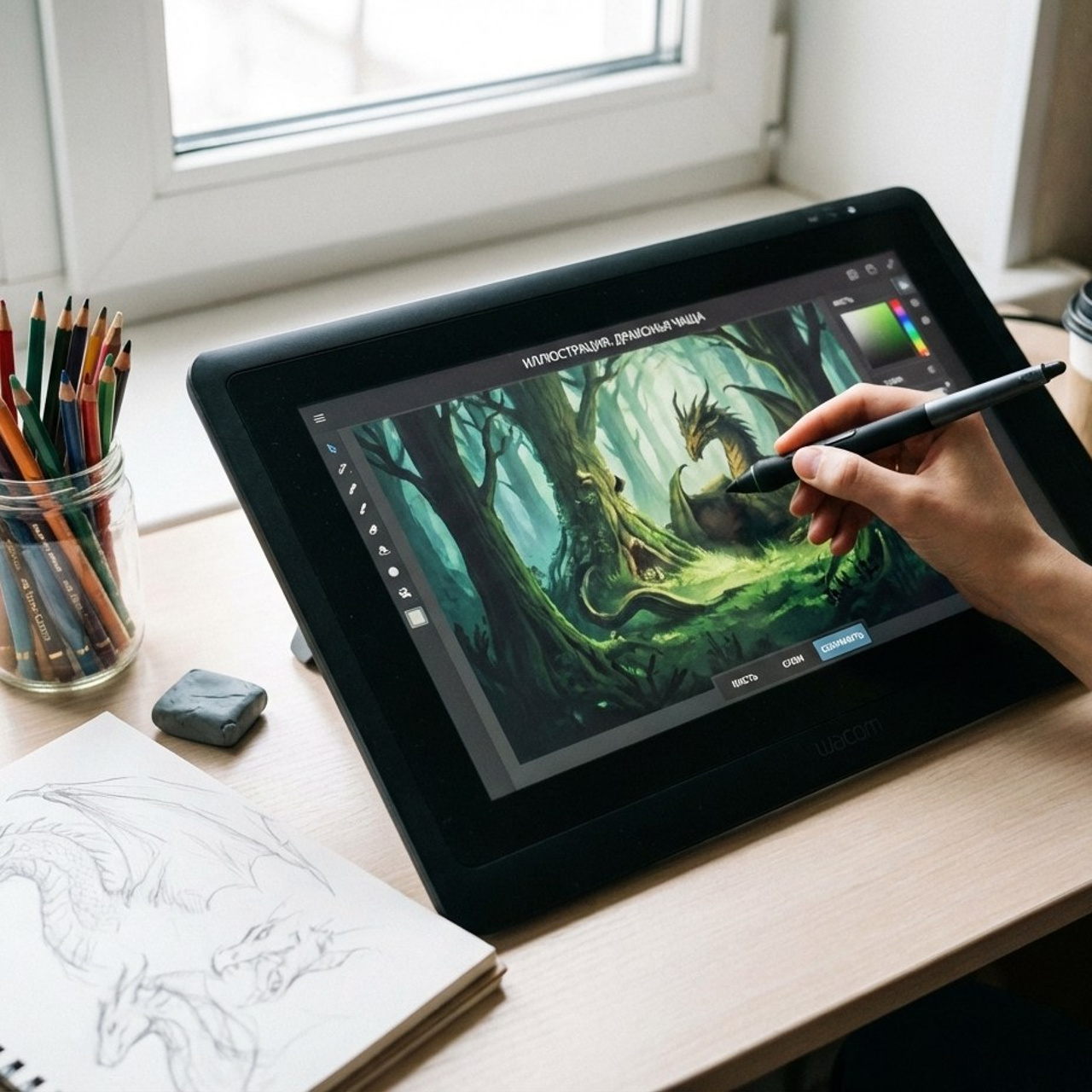 7.12 Индивидуальная иллюстрация. Фото + нейро — студия «POP-UP»