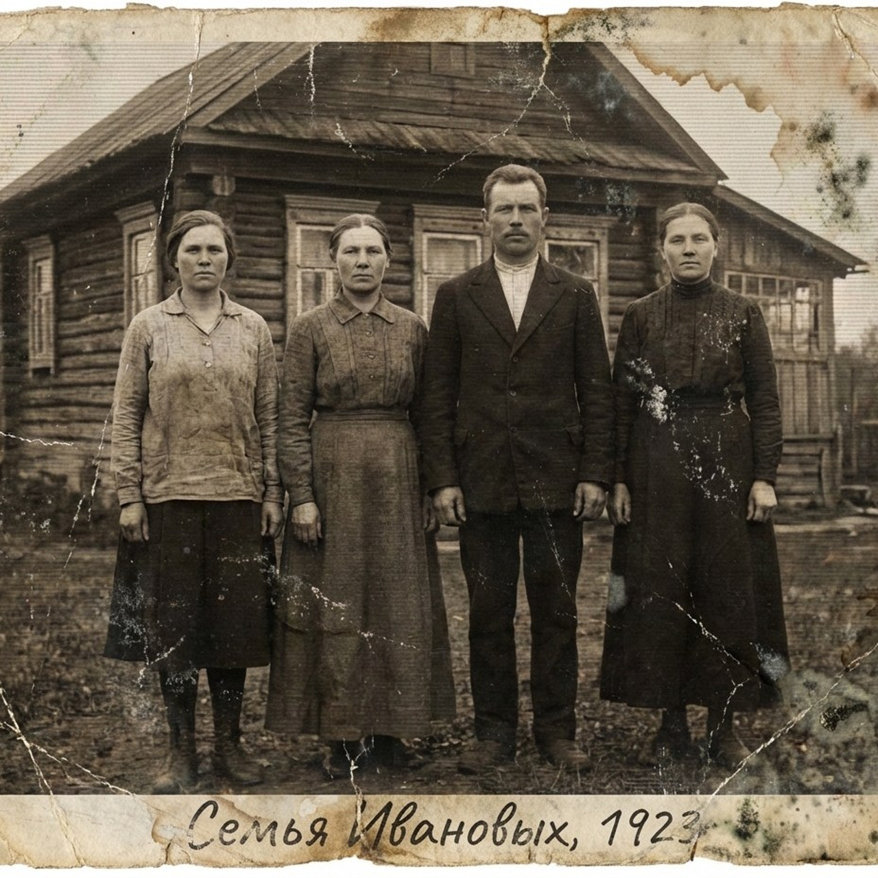 2.2 Оцифровка и реставрация старого фото, картинки. Фото + нейро — студия «POP-UP»