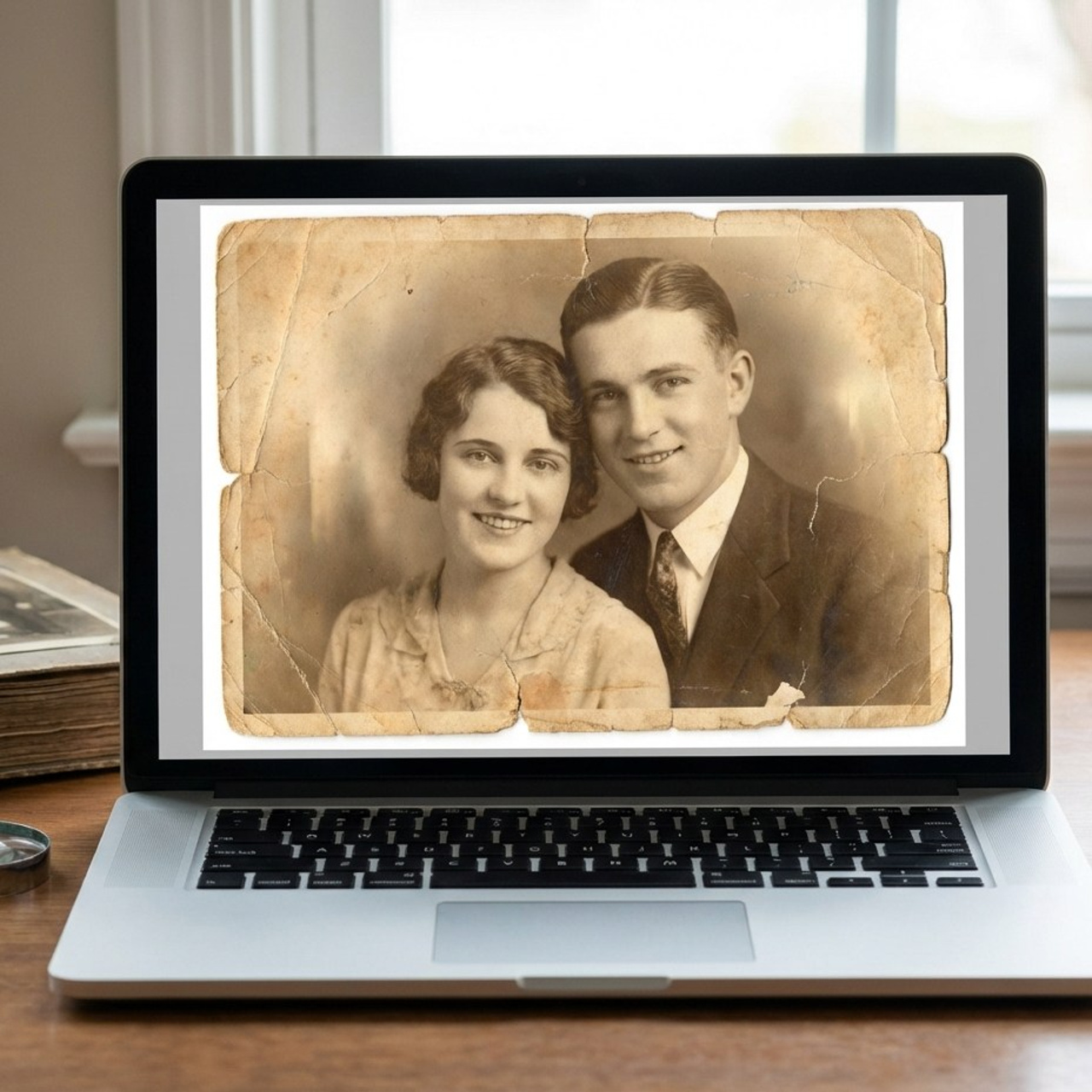 1.7 Оцифровка фотографии. Фото + нейро — студия «POP-UP»