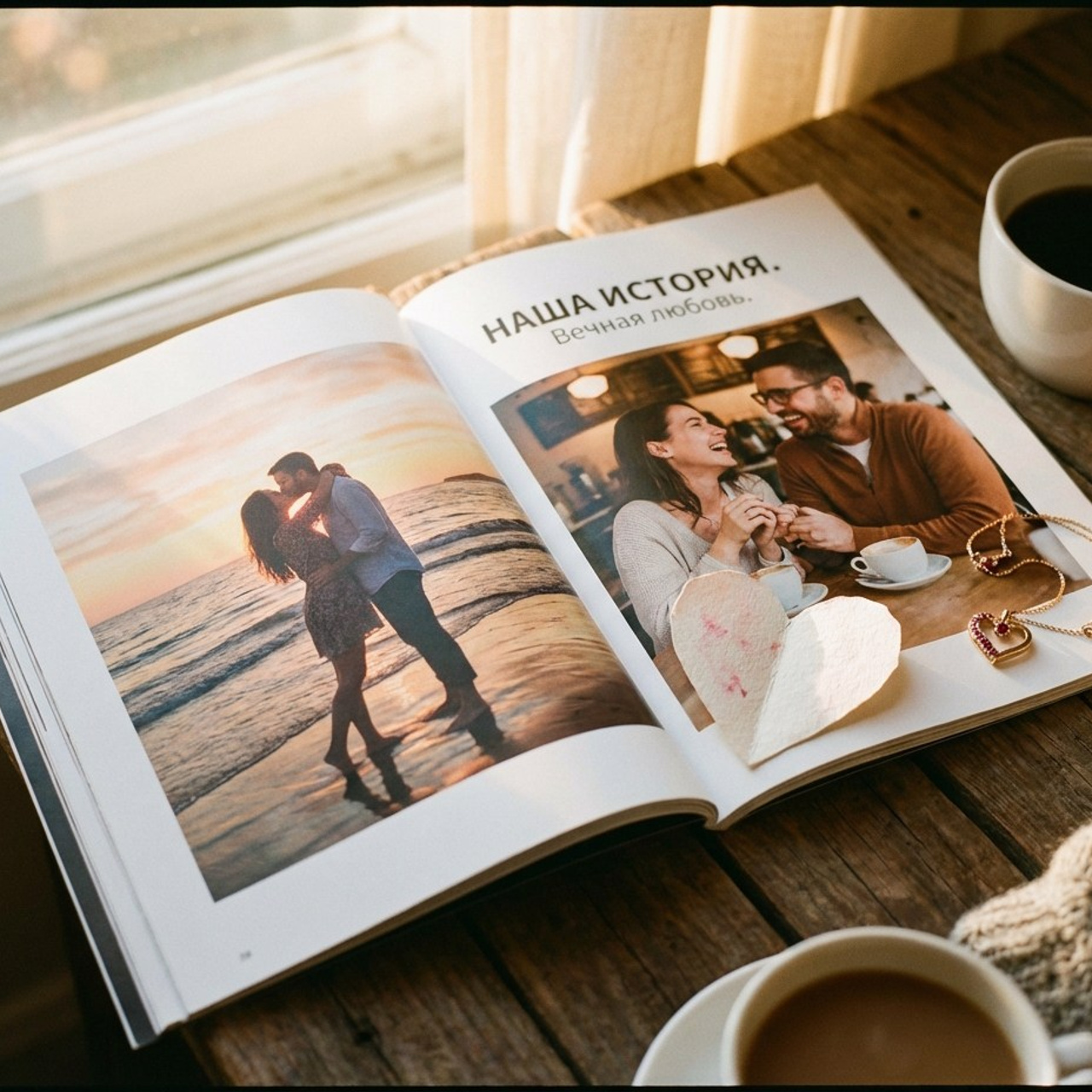 3.4 Книга / комикс / журнал «История знакомства». Фото + нейро — студия «POP-UP»
