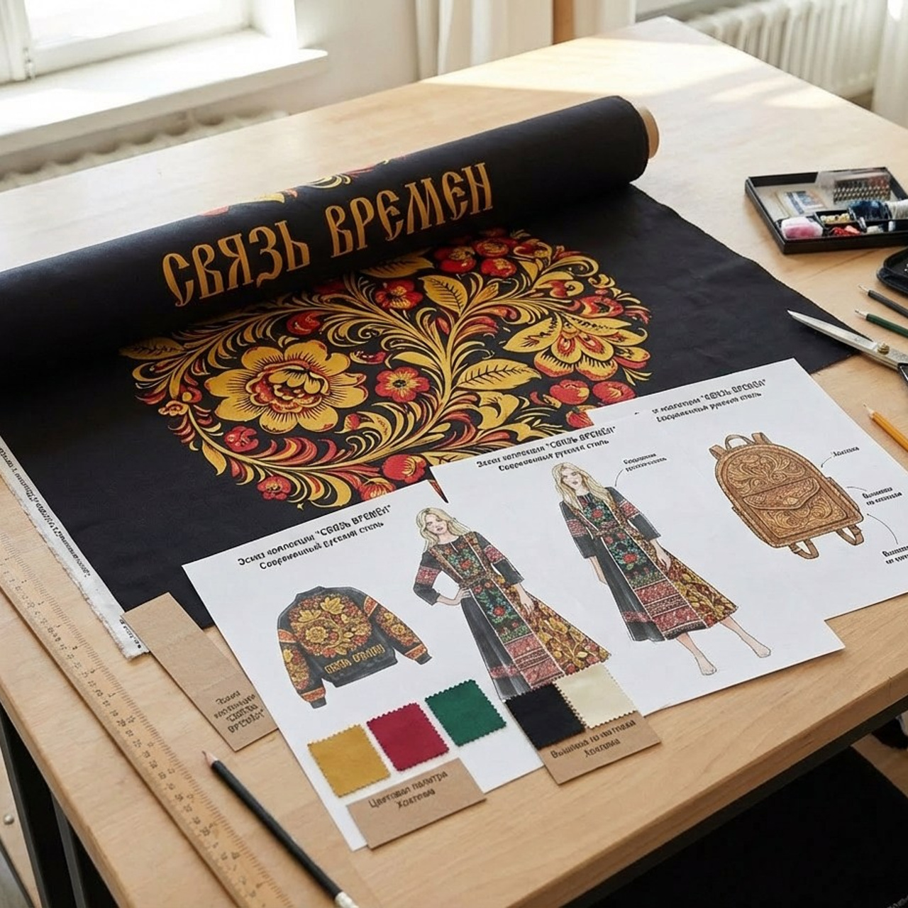 7.4 Fashion и текстильный дизайн. Фото + нейро — студия «POP-UP»