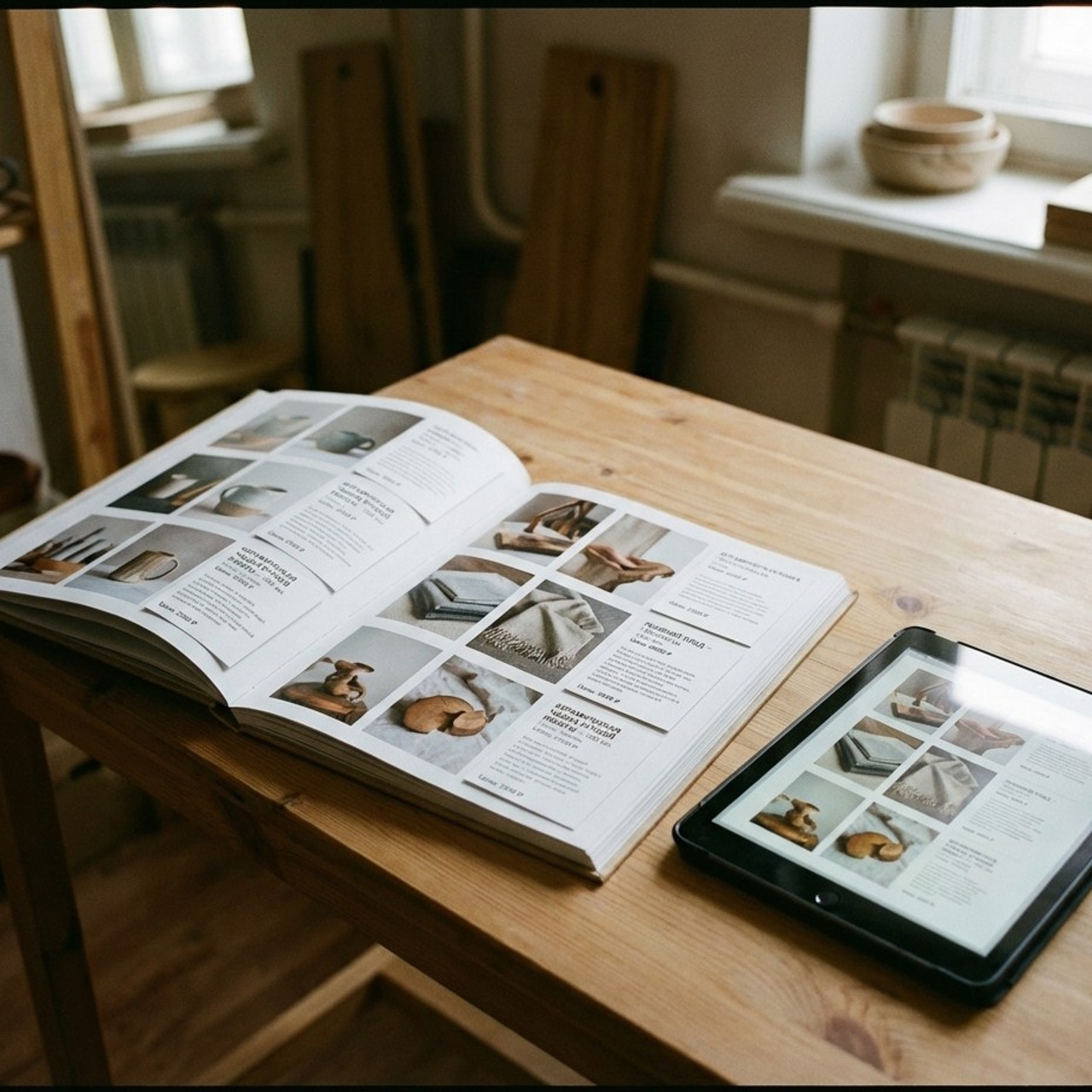 3.12 Книга / комикс / журнал — каталог, портфолио. Фото + нейро — студия «POP-UP»