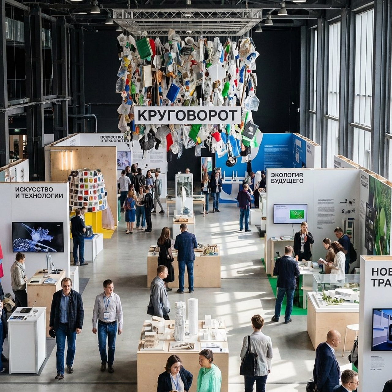 7.5 Дизайн выставок и экспозиций. Фото + нейро — студия «POP-UP»