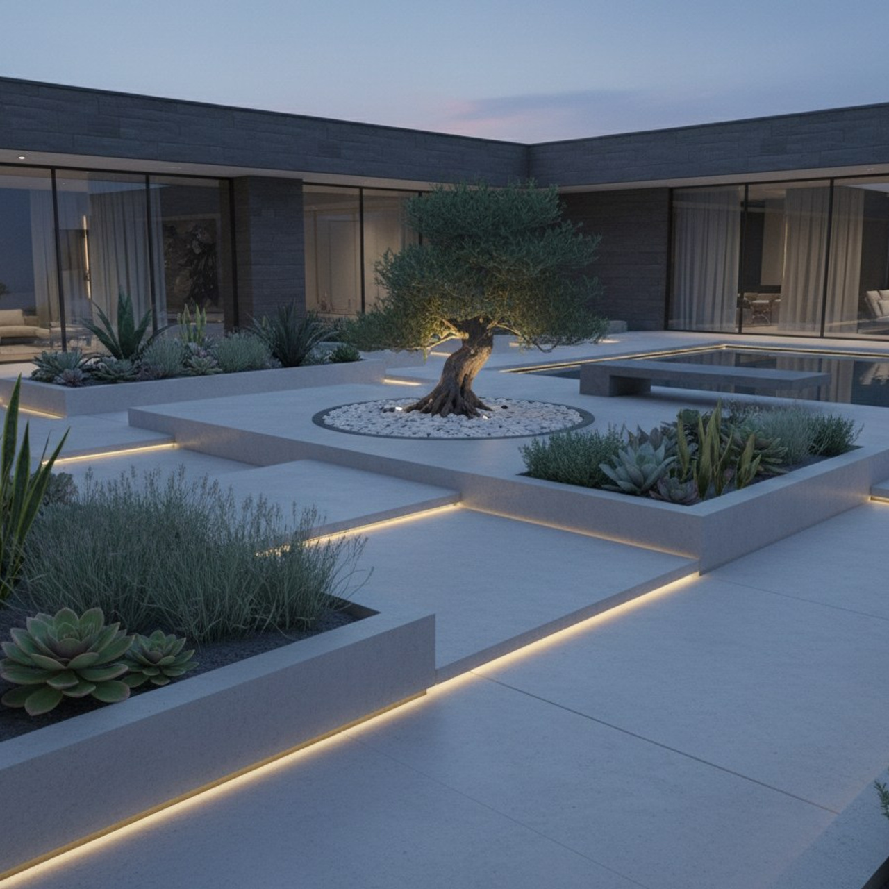 7.6 Концепция ландшафтного дизайна. Фото + нейро — студия «POP-UP»