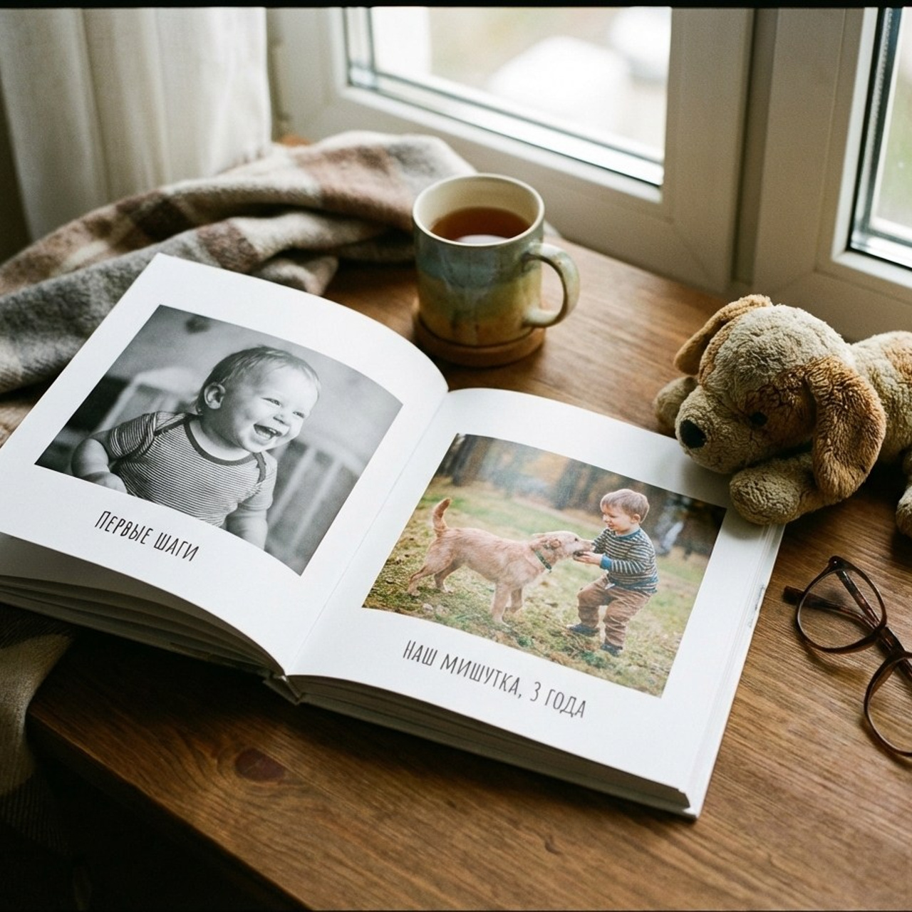 3.2 Книга / комикс / журнал о себе, родственнике. Фото + нейро — студия «POP-UP»