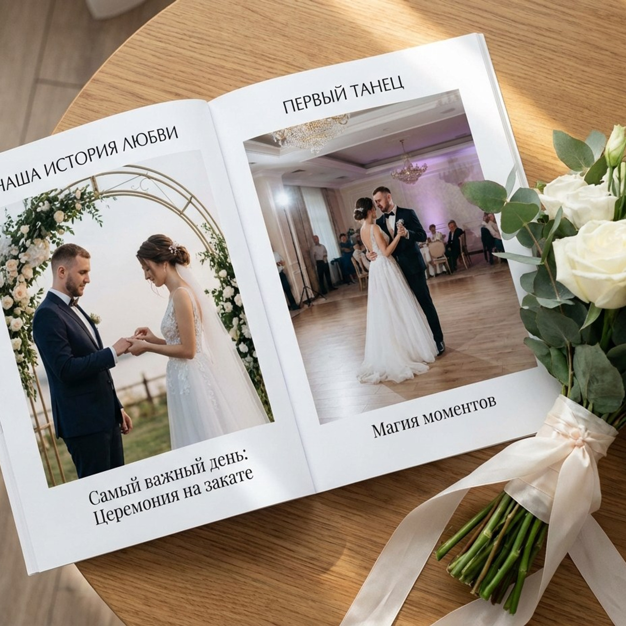 3.7 Книга / комикс / журнал о прошествии свадьбы. Фото + нейро — студия «POP-UP»