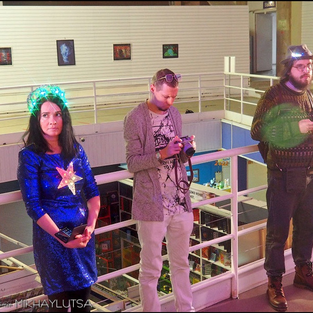 Люминографический карнавал новый год выставка маске-рад